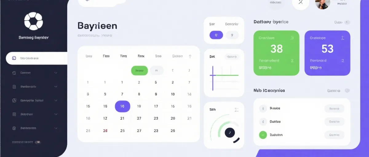 赛程与比分面板示意图