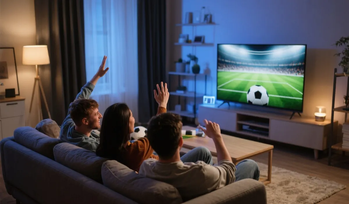 观赛场景示意图